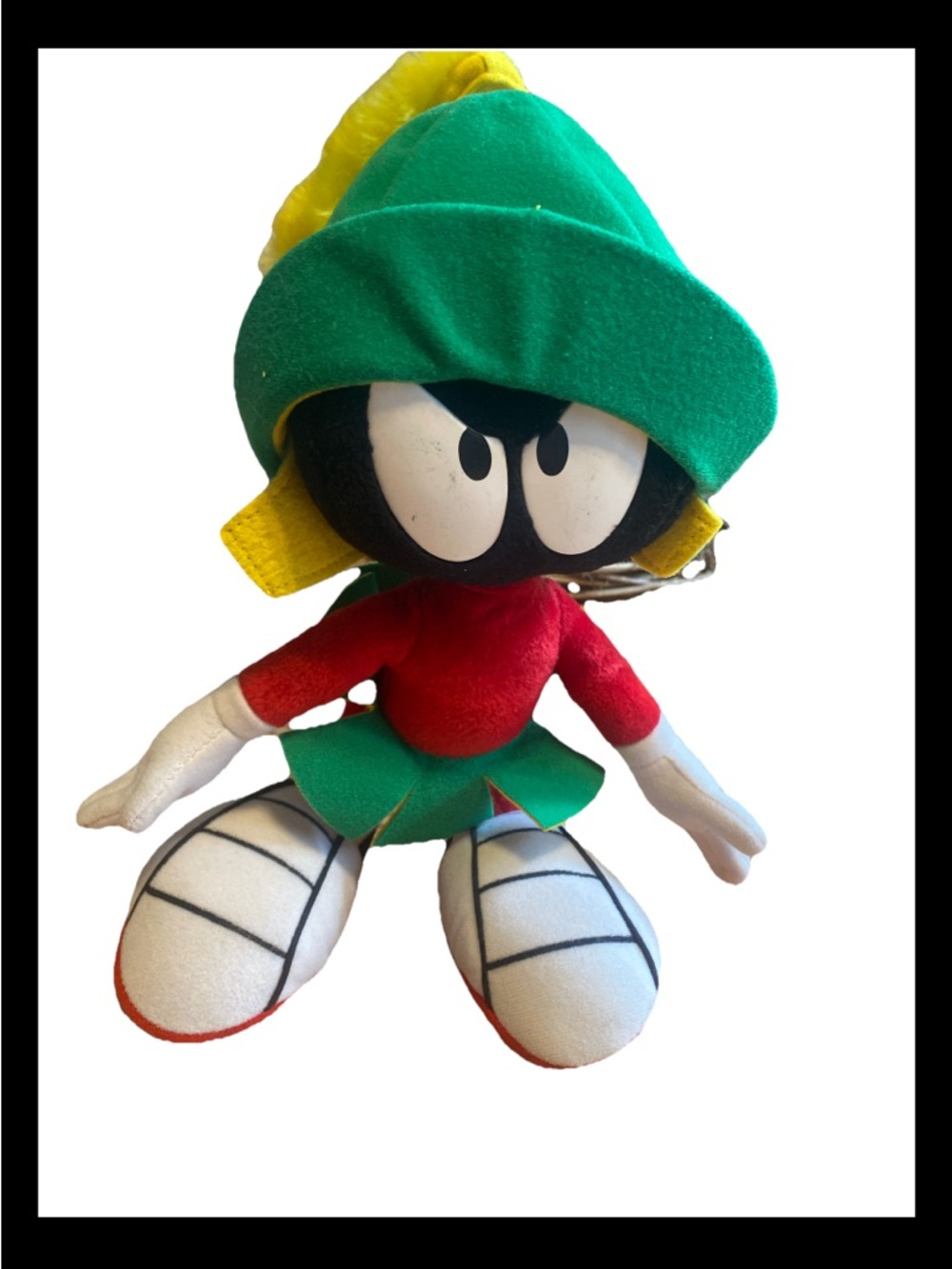 Vintage 1997 Marvin the Martian 15" Looney Tunes By Applause Poseable Plush Doll